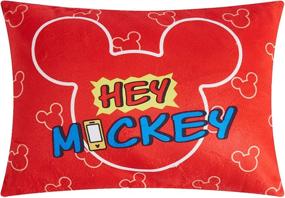 img 1 attached to 🐭 Idea Nuova Disney Mickey Mouse Sleepover Set: Sleeping Bag, Pillow, &amp; Eye Mask, Ages 3+ - 3 Piece Bundle