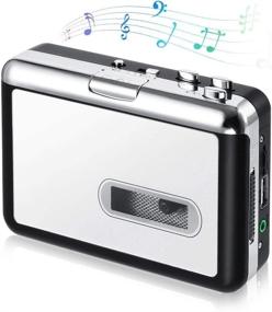 img 4 attached to 🎧 OfficeLead Vintage Auto Reverse Cassette Player - Classical Portable Tape Player, Compatible with Laptops, PCs & More, includes Earphones