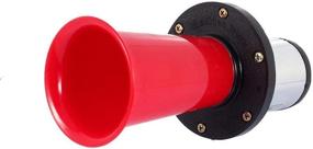 img 1 attached to Qiilu 12V 110DB Auto Car Truck Antique Vintage Old Style Horn Siren AHH-OOO-GAH AHOOGA OOGA(Red)