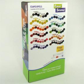 img 2 attached to Vibrant Variety: Colour Splendor Sticky Back 🌈 Quilling Strips - 1100 Strips in 44 Shades (5mm)