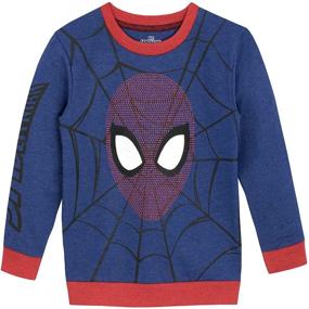 img 3 attached to Spiderman Boys Spider Man Sweatshirt Size