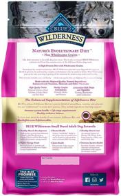 img 3 attached to Blue Buffalo Wilderness Small Breed Dry Dog Food - High Protein & Natural Formula for Adult Dogs