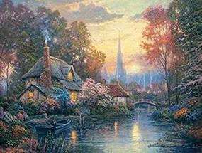 img 1 attached to 🏡 Nanette's Cottage by Thomas Kinkade: A Captivating Piece from Ceaco