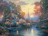 🏡 nanette's cottage by thomas kinkade: a captivating piece from ceaco логотип