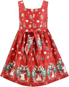 img 3 attached to 🦌 Adorable Girls' Christmas Outfit: Reindeer Gingerbread Jingle Clothing
