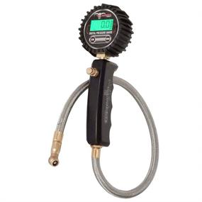 img 3 attached to Pit Posse PP3288 Podium Digital Air Pressure Gauge Pro Racing Billet: Heavy Duty Performance with 3-100 PSI Range, 0.1 PSI Accuracy, LED Display, and Carrying Case