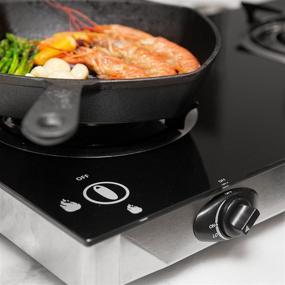 img 1 attached to 🔥 XtremepowerUS Premium Propane Gas Range Stove: 2-Burner Cooktop with Auto Ignition, Ideal for Outdoor Camping Stoves Station and Grilling