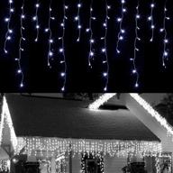 🎄 waterglide 360 led christmas icicle lights outdoor: stunning 29.5ft dripping ice cycle string light with 8 modes, 60 drops, perfect for holiday decorations, weddings, and parties (cool white) логотип