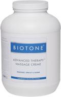 🧴 biotone advanced therapy massage cream gallon, 128 oz logo