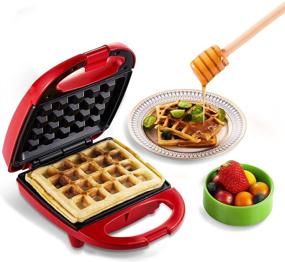 img 4 attached to Electric Individual Chaffles Non Stick Breakfast