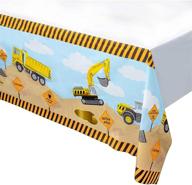 🎉 kid's construction party table cloth set - 3 pack (54 x 108 in) - supplies & decorations logo