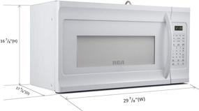 img 3 attached to 🍚 RCA RMW1630-WHITE 1.6 Cu Ft Over-The-Range Microwave Oven in White