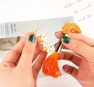 img 1 attached to 🌈 Vibrant Rainbow Embroidery Floss: 50 Skeins for Cross Stitch, Friendship Bracelets, and Crafts review by Morgan Gilmore
