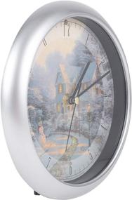 img 3 attached to 🕰️ Thomas Kinkade The Night Before Christmas Musical Carol Clock - Exquisite 8" Christmas Décor by Mark Feldstein & Associates
