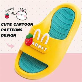 img 1 attached to 👟 Premium Non-Slip Lightweight Toddler Sandals for Boys – Stylish Slippers