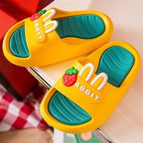 img 3 attached to 👟 Premium Non-Slip Lightweight Toddler Sandals for Boys – Stylish Slippers