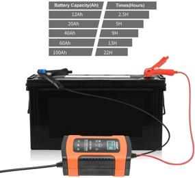 img 1 attached to 🔋 High-Performance 12V 5 Amp Battery Charger for Automotive, Motorcycle, RV, Boat, SUV, ATV, and More