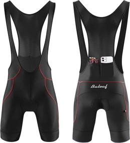 img 1 attached to 🚴 BALEAF Men's Cycling Bib Shorts with 4D Gel Padding, Bike Biking Bicycle Bib Shorts with Pockets, Breathable Performance Fit, UPF50+