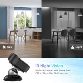 img 2 attached to 📷 1080P Full HD Mini WiFi Hidden Camera - Live Stream Home Wireless Nanny Cams with Audio/Video Recording, Cell Phone App, Night Vision & Motion Detection