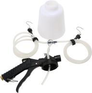 bikemaster 1l pneumatic brake fluid bleeder: essential motorcycle tool accessories - white/black, one size logo
