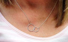 img 3 attached to Unijew Sympathy Infinity Necklace Daughter