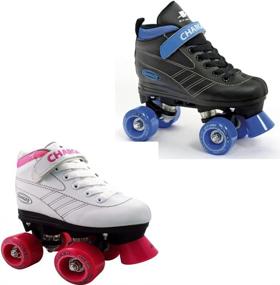 img 1 attached to 🚀 Get Speedy with Pacer Charger Girls Speed Roller Skates 2014: Unleash the Power of Fast Skating!