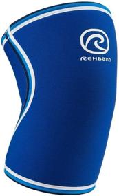 img 4 attached to Rehband 7084 Blue Line Knee Blue: Advanced Support for Optimal Knee Health