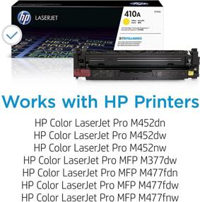 img 3 attached to 🔶 Желтый картридж HP 410A для принтеров HP Color LaserJet Pro M452/M377dw/MFP 477 серии