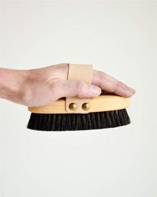 img 2 attached to 🧼 Ionic Energy Dry Body Brush with Fine Bronze Bristles: German-Made, Oxygenating Skin Treatment for Dry Brushing and Body Exfoliation