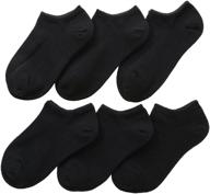 jefferies socks big boys' seamless capri liner socks (6-pack) - comfortable and versatile footwear for boys logo