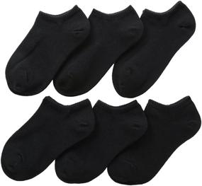 img 2 attached to Jefferies Socks Big Boys' Seamless Capri Liner Socks (6-Pack) - Comfortable and Versatile Footwear for Boys