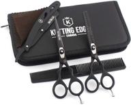 ножницы для стрижки волос kutting edge professional hairdressing stainless логотип