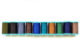 img 3 attached to 🧵 All-Purpose Bonded Sewing Thread (Fall): Extra Strong and Heavy-Duty for Quilting, Leather, Denim, Outdoor/Camping Products. 10-Pack - 50wt/3PLY, 218YD Each