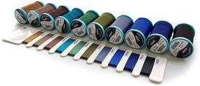 img 4 attached to 🧵 All-Purpose Bonded Sewing Thread (Fall): Extra Strong and Heavy-Duty for Quilting, Leather, Denim, Outdoor/Camping Products. 10-Pack - 50wt/3PLY, 218YD Each