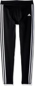 img 2 attached to Adidas Girls Performance Legging Brushed Girls' Clothing