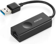🔌 anker usb 3.0 to rj45 gigabit ethernet adapter - compatible with macbook pro 2015, macbook air 2017 and more - high-speed 10/100/1000 ethernet logo