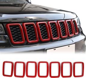 img 4 attached to JeCar Grille Inserts 2017 2019 Cherokee