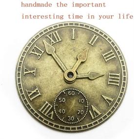 img 2 attached to ⚙️ 30pcs Wholesale Mix Skeleton Steampunk Clock Face Watch Gear Cog Wheel Pendant Charms in Antique Bronze - DIY Steampunk Gear Jewelry Making Supplies (M071)