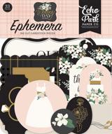 echo park paper co. wedding day ephemera - green, pink, cream, black & grey logo