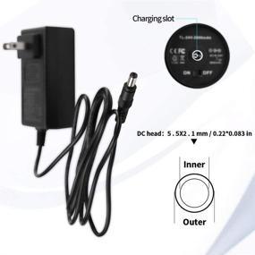 img 2 attached to 💪 High-Quality 24V AC Adapter for Massage Guns: Compatible with 24V/25.2V Models Only!