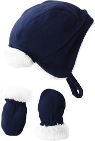 img 1 attached to 🧢 The Children's Place Big Boys' Trapper Cap Hat: Stylish and Warm Headgear for Boys