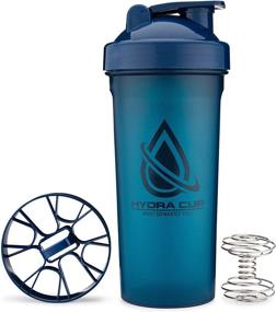 img 2 attached to 🥤 Hydra Cup 3 PACK - Extra Large 45-Ounce Shaker Bottle with Dual Blenders for Protein Mixing