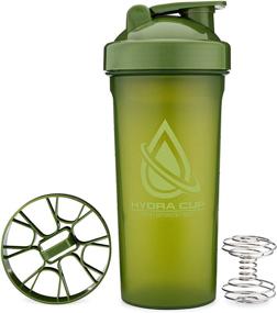 img 1 attached to 🥤 Hydra Cup 3 PACK - Extra Large 45-Ounce Shaker Bottle with Dual Blenders for Protein Mixing