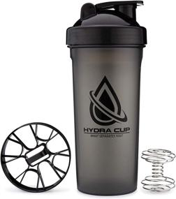 img 3 attached to 🥤 Hydra Cup 3 PACK - Extra Large 45-Ounce Shaker Bottle with Dual Blenders for Protein Mixing