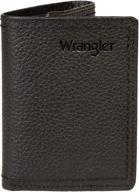 👝 men's wrangler double leather trifold wallet – optimize your accessories search logo