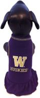 🐾 ncaa washington huskies cheerleader dog dress - boost your dog's team spirit! логотип