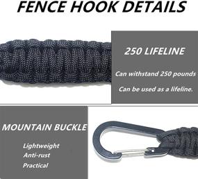 img 2 attached to MENG ZHI AO Paracord Carabiner