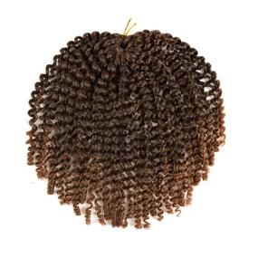 img 2 attached to Bundles Marlybob Crochet Synthetic Extensions Hair Care