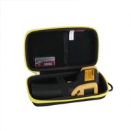 👜 protective travel case for etekcity lasergrip 1080/774 non-contact thermometer - black+yellow zipper логотип