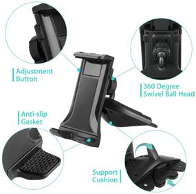 img 2 attached to Revolutionary 2 in 1 CD Slot Tablet Holder: The Perfect Solution for Easy Navigation